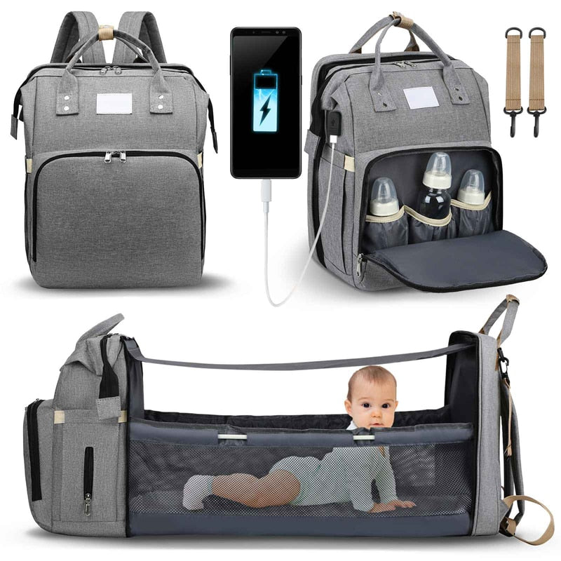 Sac à langer portatif | Berceau de voyage BabyNappy™ - bebe-joufflu