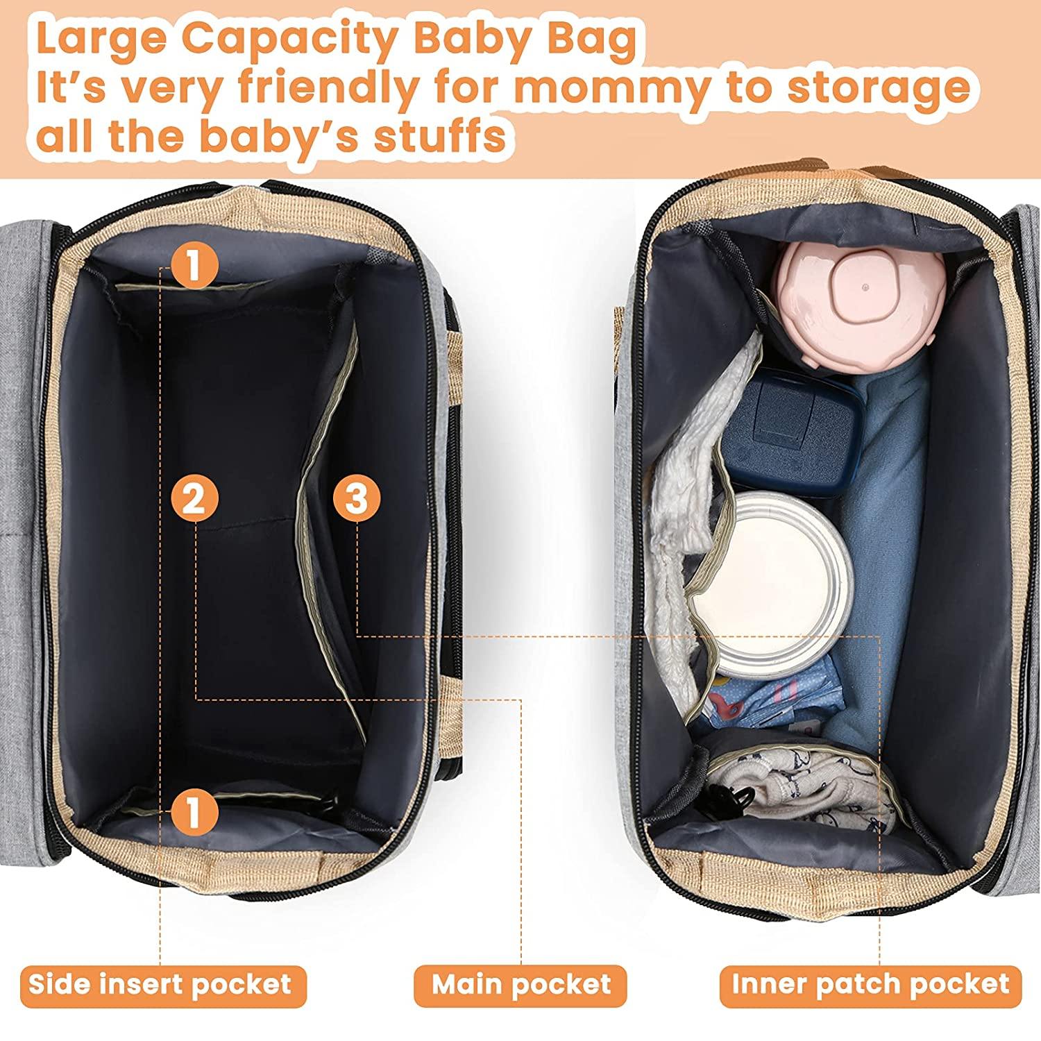 Sac à langer portatif | Berceau de voyage BabyNappy™ - bebe-joufflu