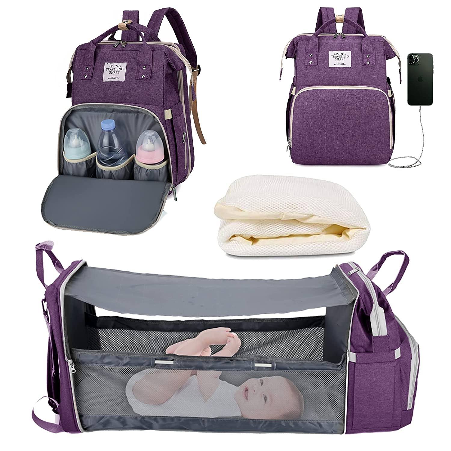 Sac à langer portatif | Berceau de voyage BabyNappy™ - bebe-joufflu