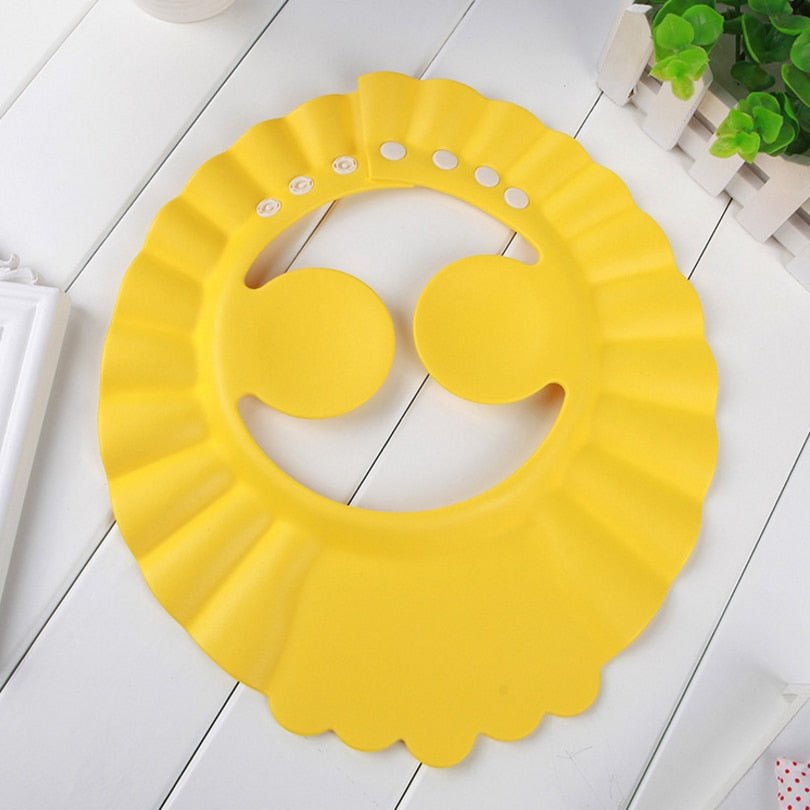 Visière chapeau pour douche bébé I ShampooCap™ - bebe-joufflu