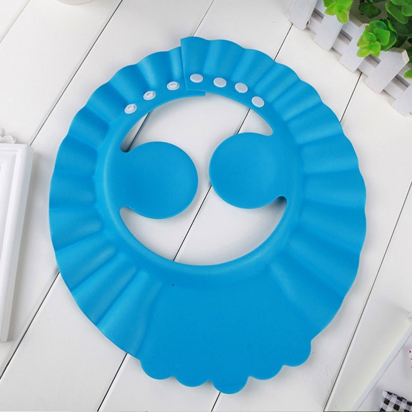 Visière chapeau pour douche bébé I ShampooCap™ - bebe-joufflu